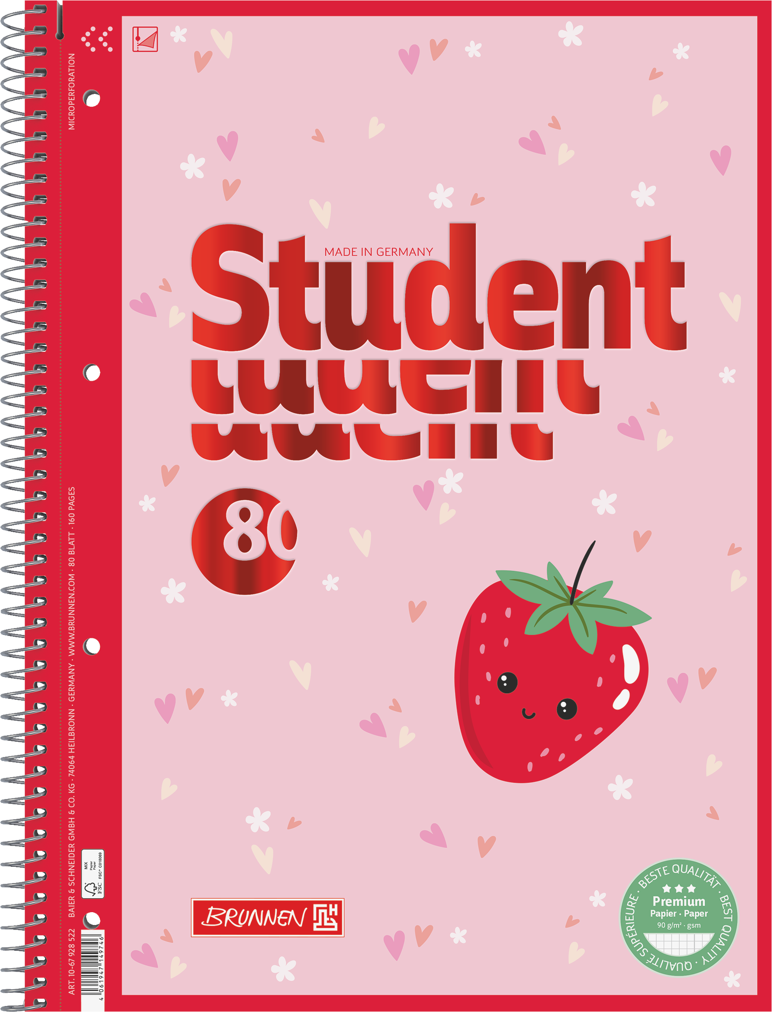 Collegeblock A4 Lin.28 90g Fru Produktbild pa_produktabbildung_1 S