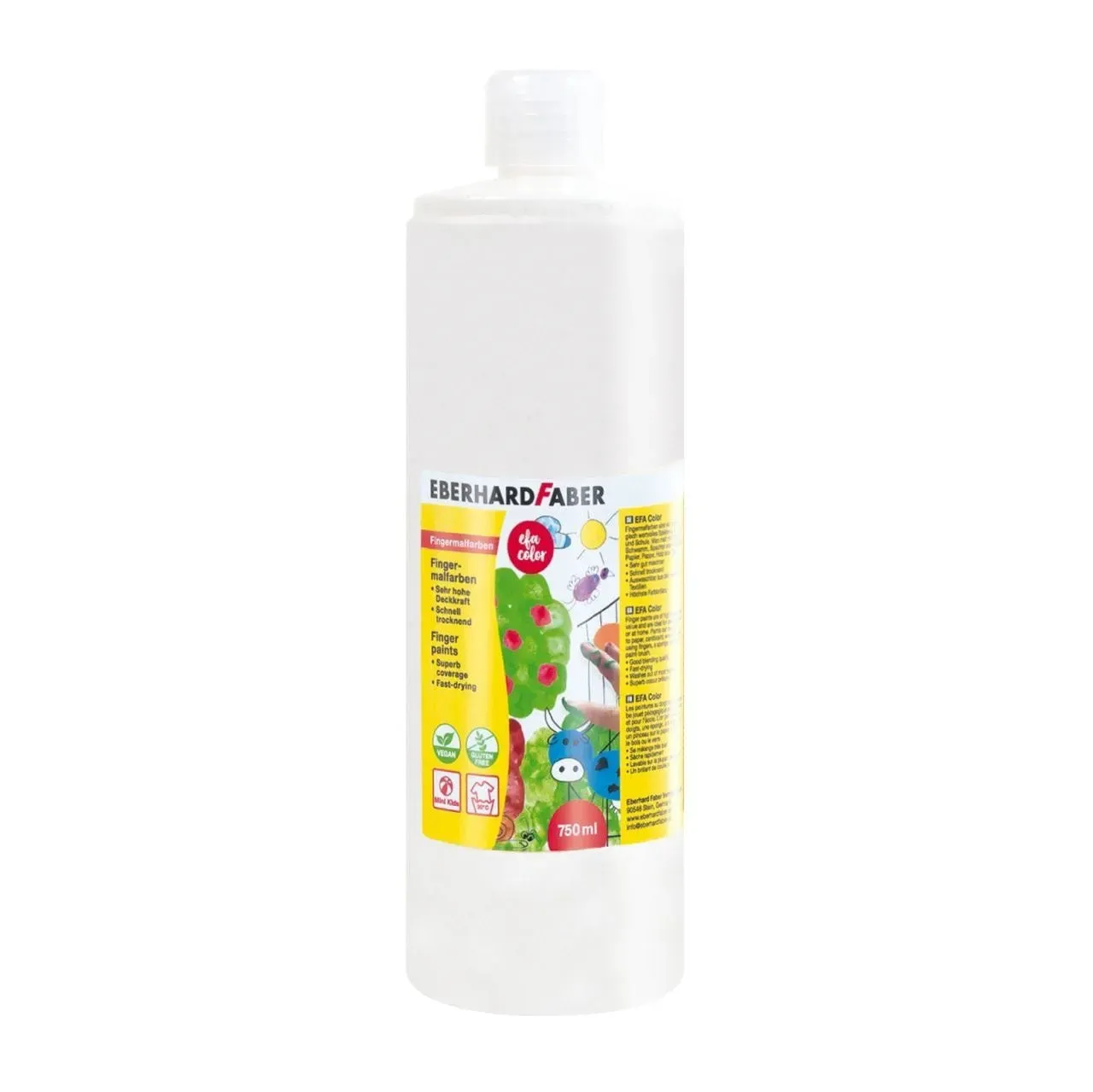Fingerfarbe 750 ml Flasche Produktbild