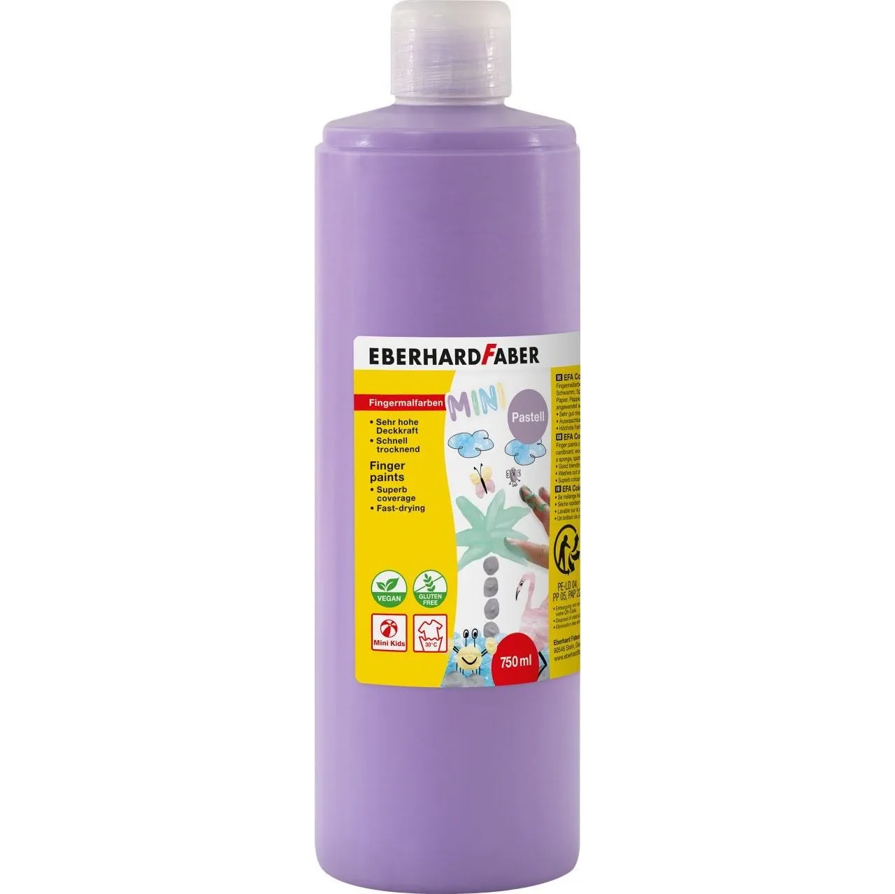 Fingerfarbe 750 ml Flasche Produktbild