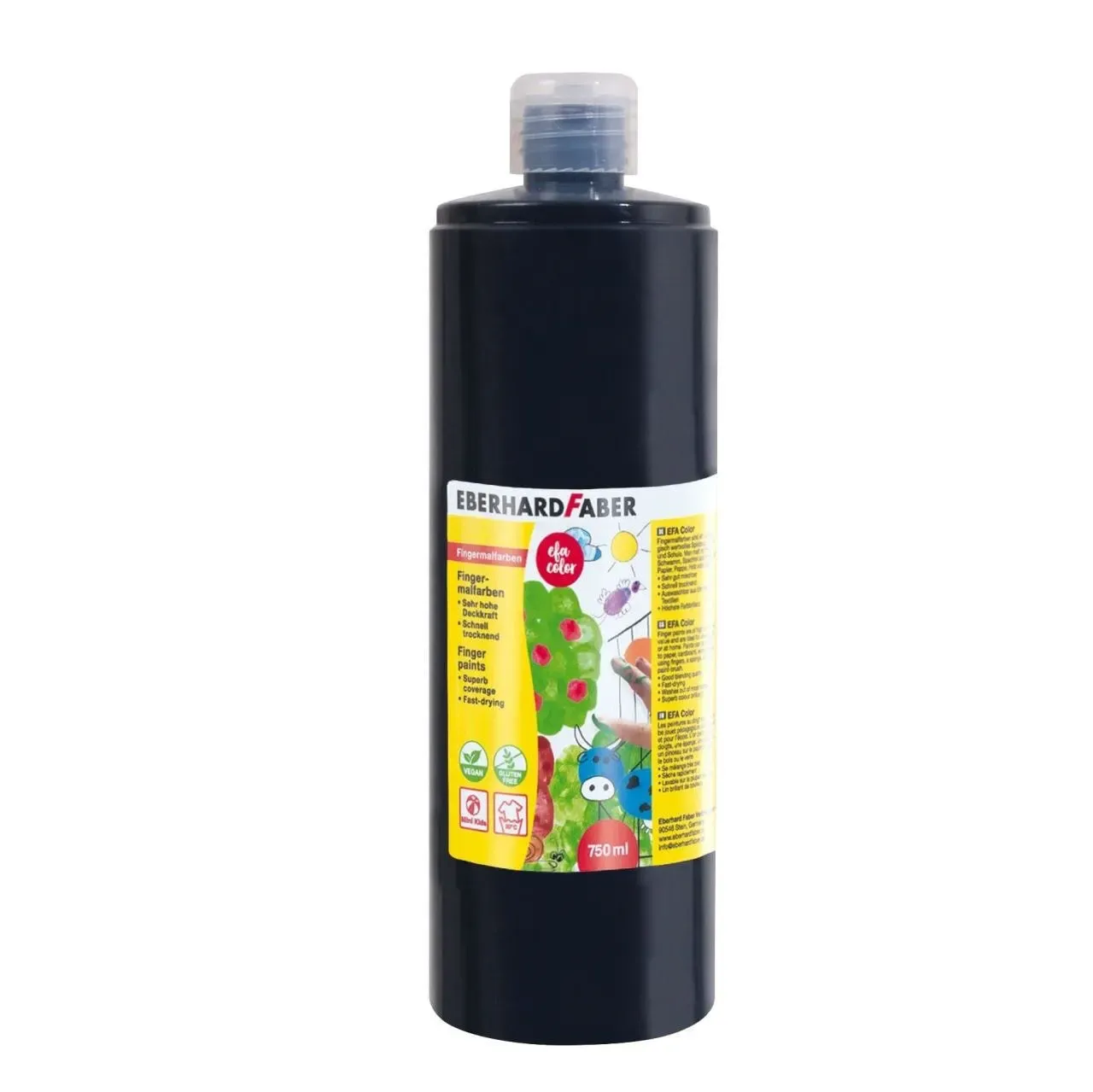 Fingerfarbe 750 ml Flasche Produktbild