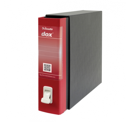 Esselte Protokollordner Dox 2 mit Box 80mm rot Produktbild pa_produktabbildung_1 S