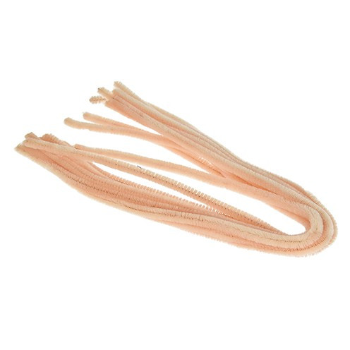 Pfeifenputzer Farbe chamois,10 Stück Produktbild