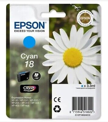 Epson 18 Tintenpatrone in Cyan. Produktbild pa_produktabbildung_1 S
