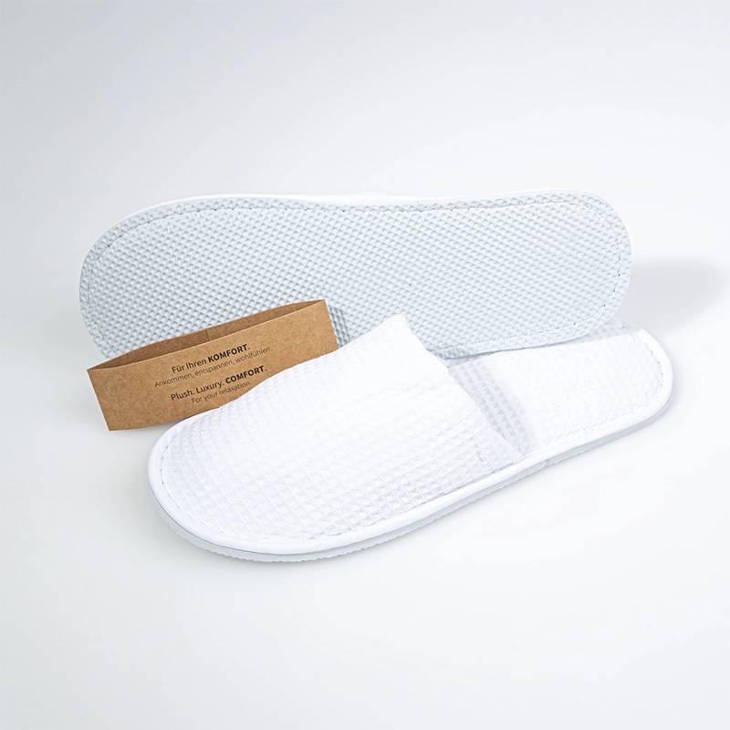 Hotelslipper Waffelfrottee geschlossen Produktbild