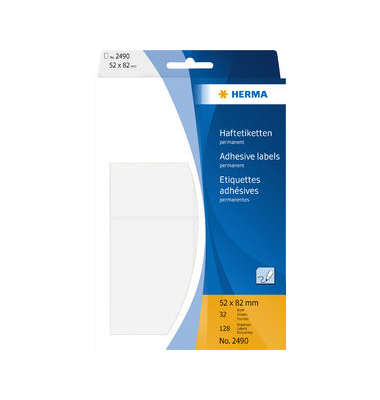 Herma Etiketten 2490, weiß Produktbild
