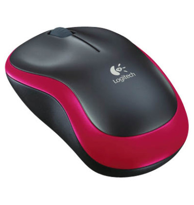 Logitech PC-Maus M185 rot Produktbild