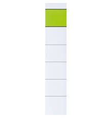 Rückenschilder 39 x 190 mm weiß Produktbild