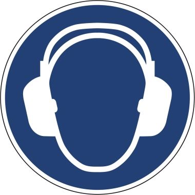 Soennecken Hinweisschild Gehörschutz Produktbild pa_produktabbildung_1 S