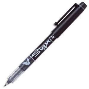 Pilot V Sign Pen schwarz Produktbild pa_produktabbildung_1 S