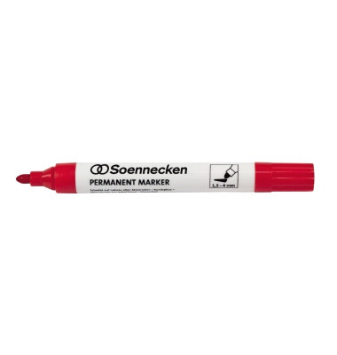 Soennecken Permanentmarker 3104 in Rot Produktbild