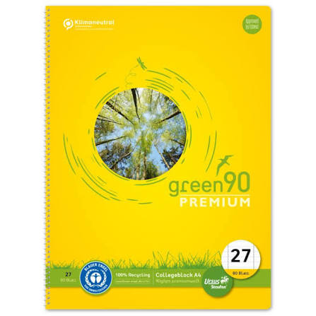 Premium/Green Collegeblock Produktbild pa_produktabbildung_1 S