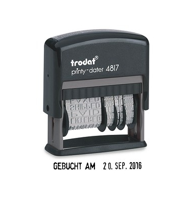 Trodat Text- und Datumsstempel 4817 Produktbild