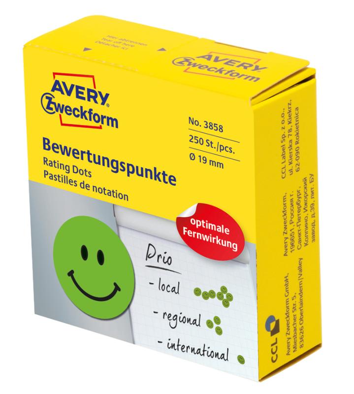 Avery Zweckform 3858 Bewertungspunkten Produktbild pa_produktabbildung_1 S